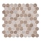 Andova Tiles Amarillo 125 x 125 Natural Stone Honeycomb Mosaic Wall  Floor Tile SAM-ANDAMA104 - alternate 2